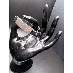 Black and Silver Band Bracelet